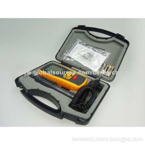 Humidity/Temperature Meter, Humidity/Dew Point and Humidity/Wet Bulb, Low-battery Indication